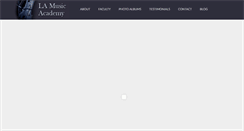 Desktop Screenshot of lamusicacademy.org